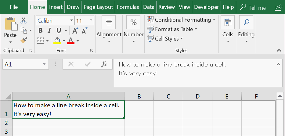 Adjust cell width and height