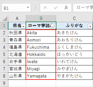 並び替え