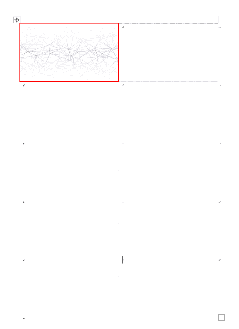 名刺に画像を挿入