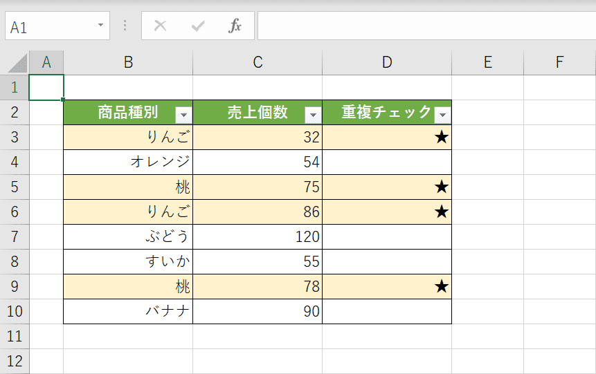 行に色を付ける