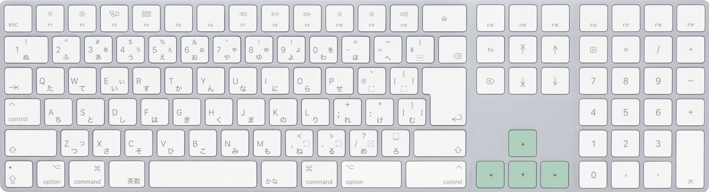Macでセル移動するショートカット
