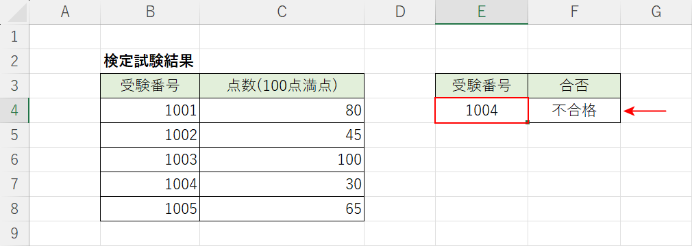 検索値を入れ替えてみる