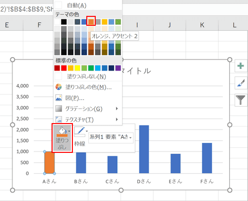 塗りつぶし