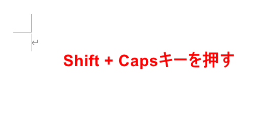 Shift+Caps