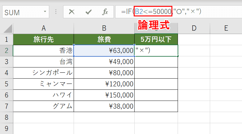 Excelのif関数の使い方 論理式の条件 If文 によって処理を分岐 Office Hack