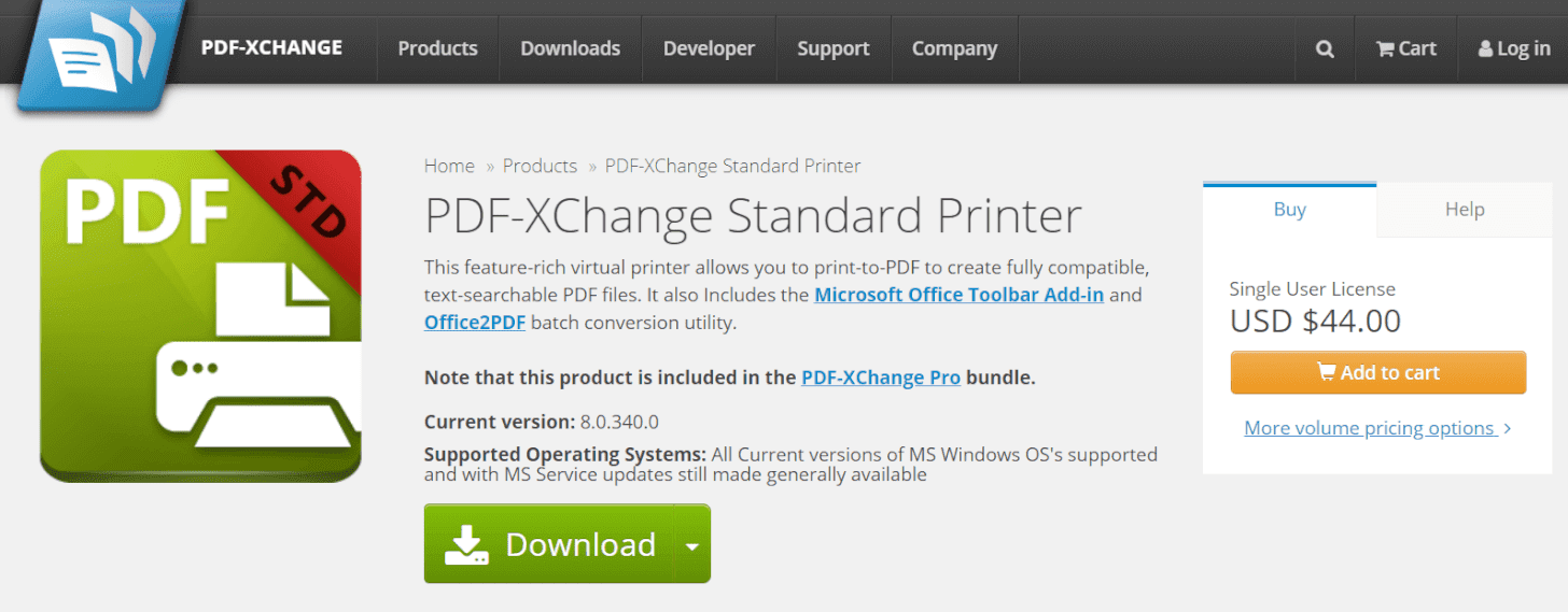 PDF-XChange Standard Printer