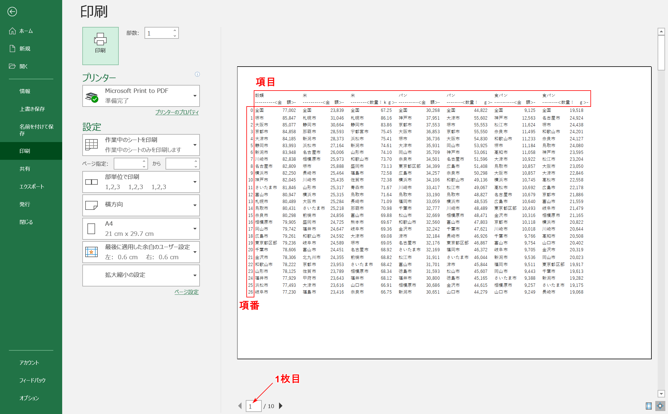 エクセルでヘッダーや先頭行の見出しを固定印刷する方法 Office Hack