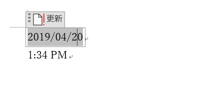 フィールド2つ表示