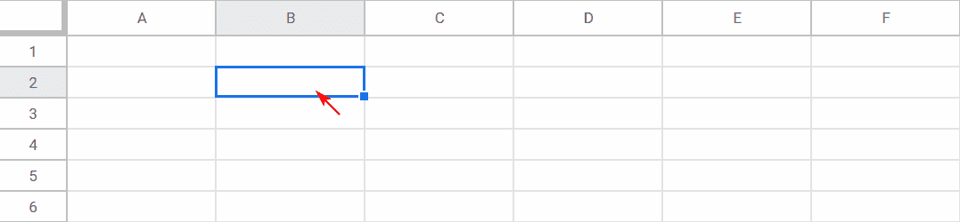 セルを選択する