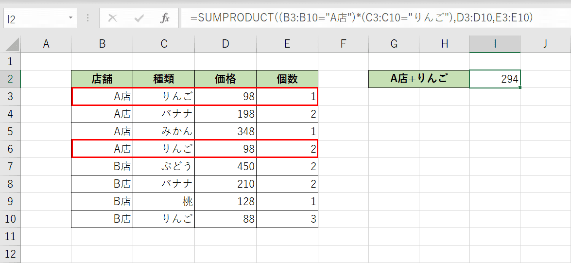 数式の結果