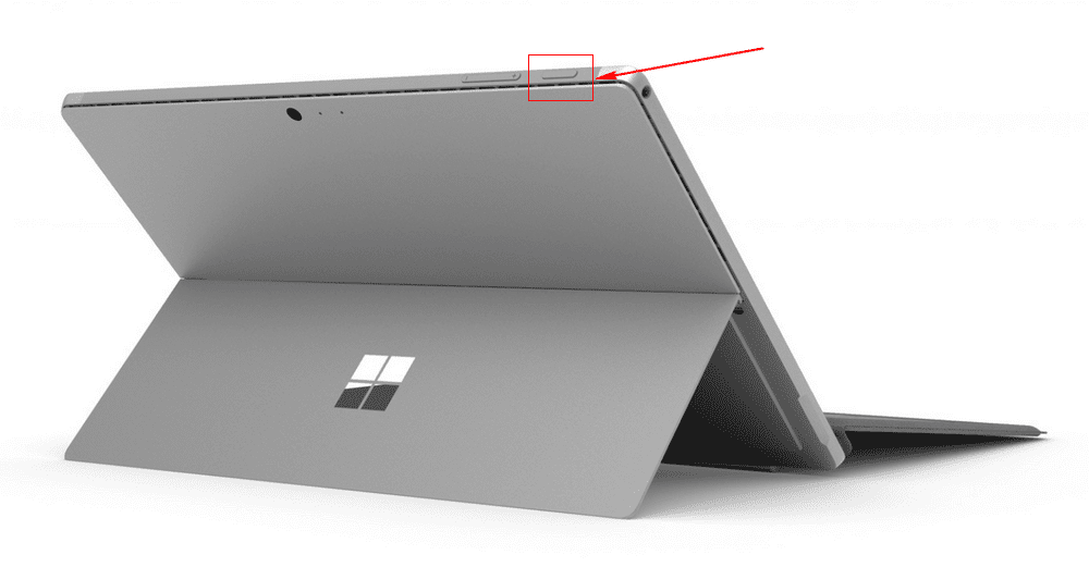 Surface Pro  6 電源ボタン