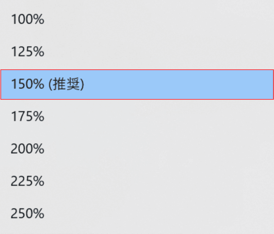 表示サイズの確認