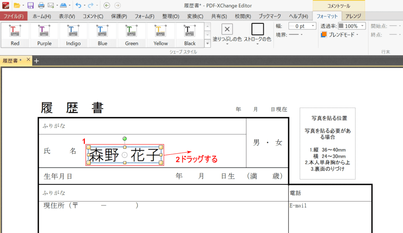 write-downloaded-pdf PDF-XChange Editor 青枠出現