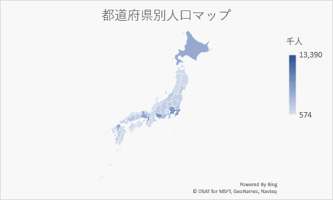 マップ(塗り分けマップ)