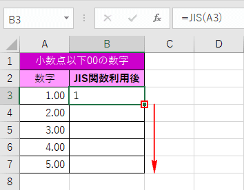 小数点00の消失