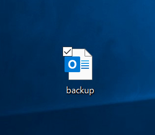 .pstのデータを用意