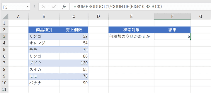 関数の結果