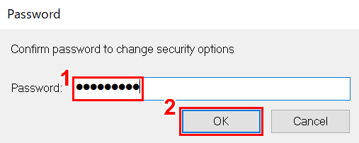 パスワード設定
