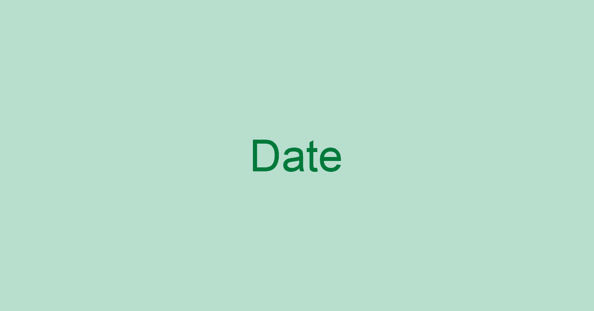 エクセルの日付を表示（変換）する方法と日付の様々な編集方法
