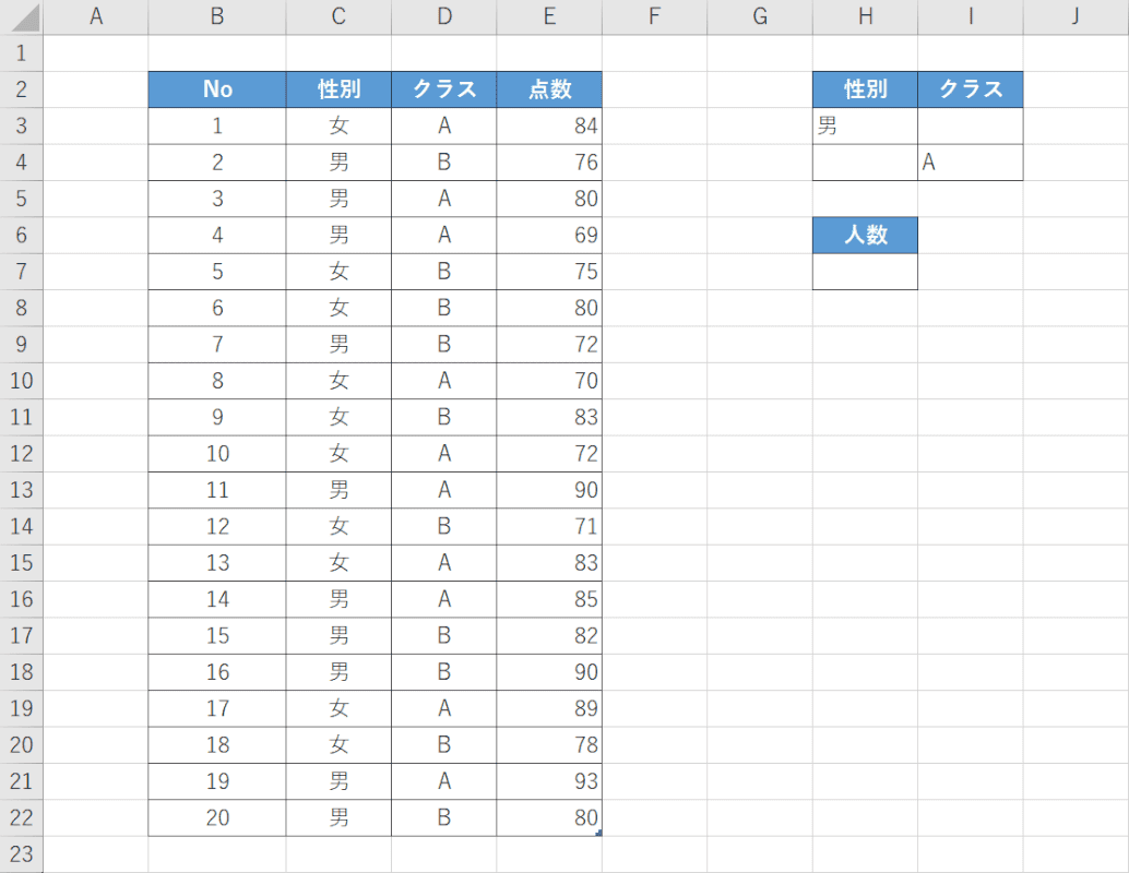 OR条件での例