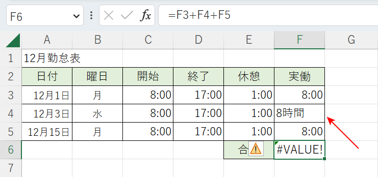 文字列が含まれている