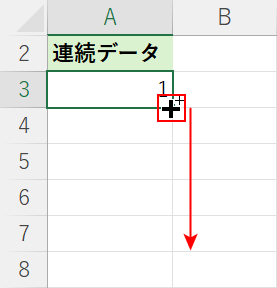 Ctrlを押しながらドラッグする