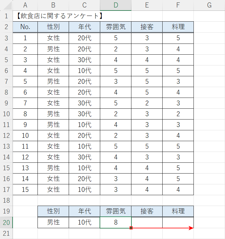 数式をコピーする