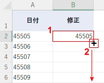 オートフィル操作を行う