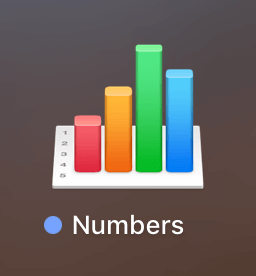 Numbersの起動