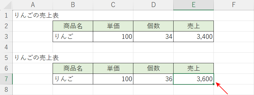 自動計算された