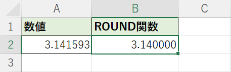 端数処理ができた