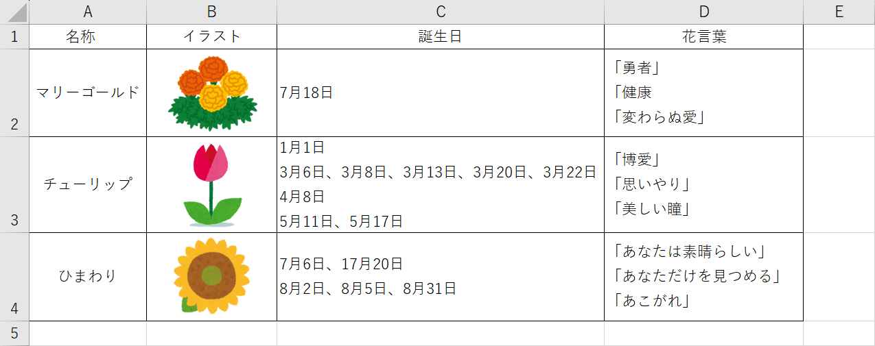 データを用意する