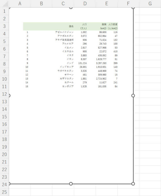 PDFを貼り付けることができた