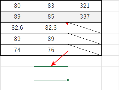 メモの非表示を確認する