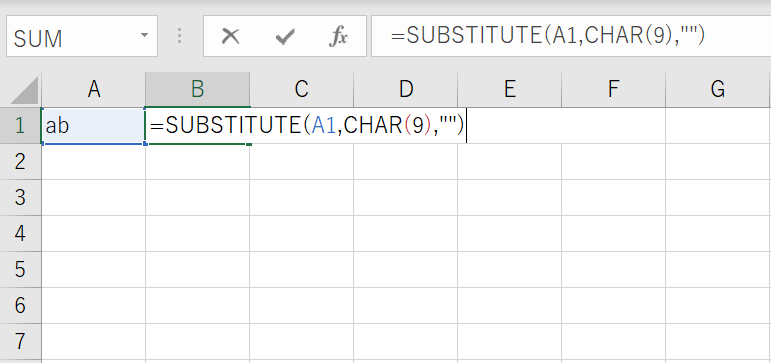 SUBSTITUTE関数