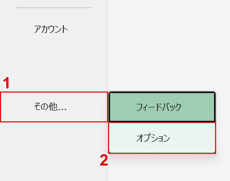 オプションを選択する