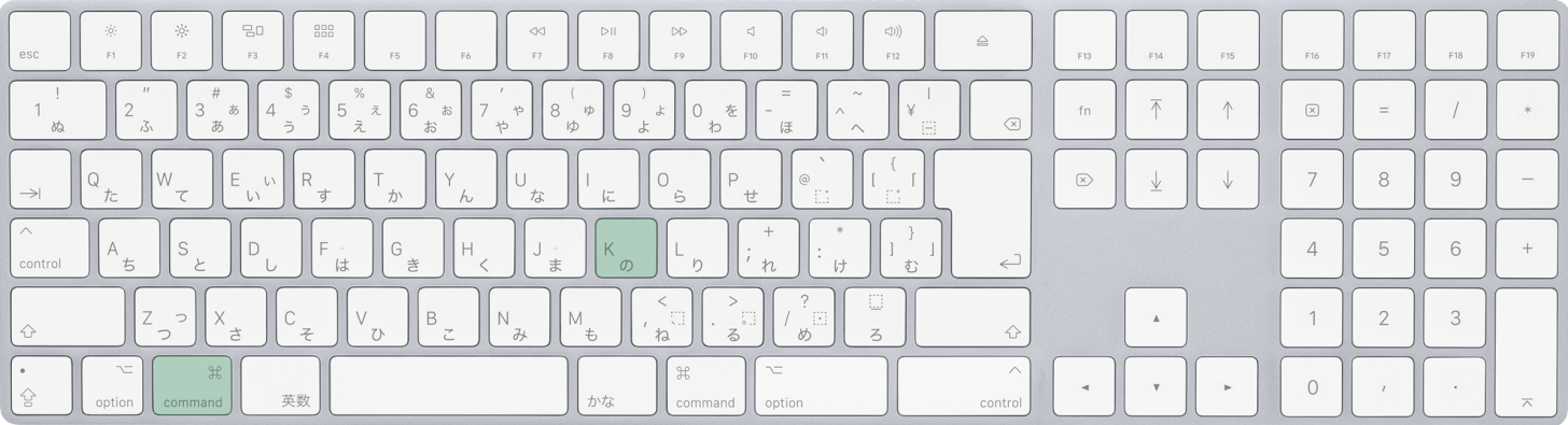Macでハイパーリンクを挿入するショートカット