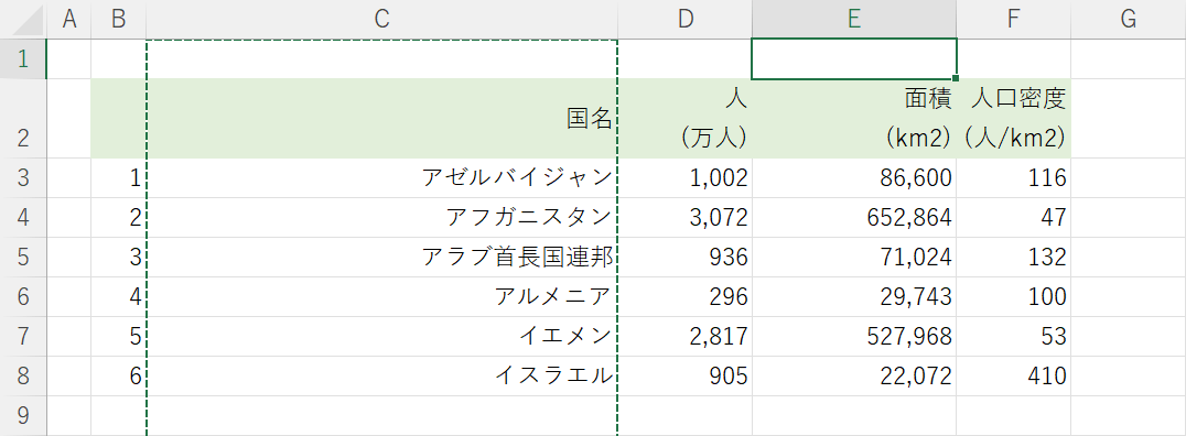 移動先を選択する