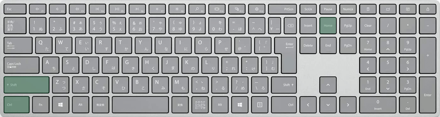 シートの先頭まで選択するショートカット