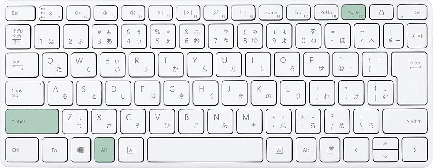 ノートパソコンで右方向に1画面分拡張するショートカット