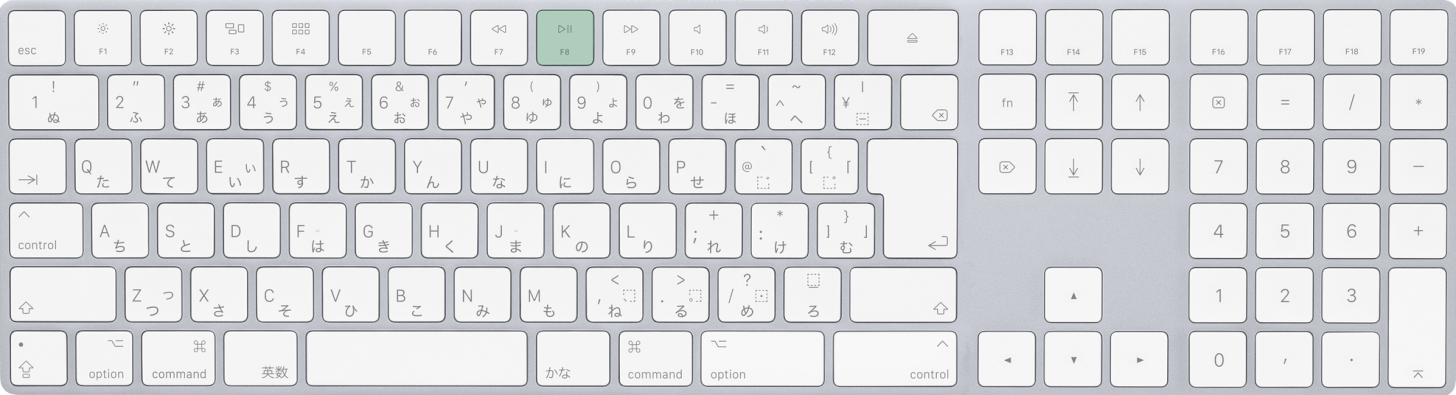 Macで拡張選択モードを有効にするショートカット
