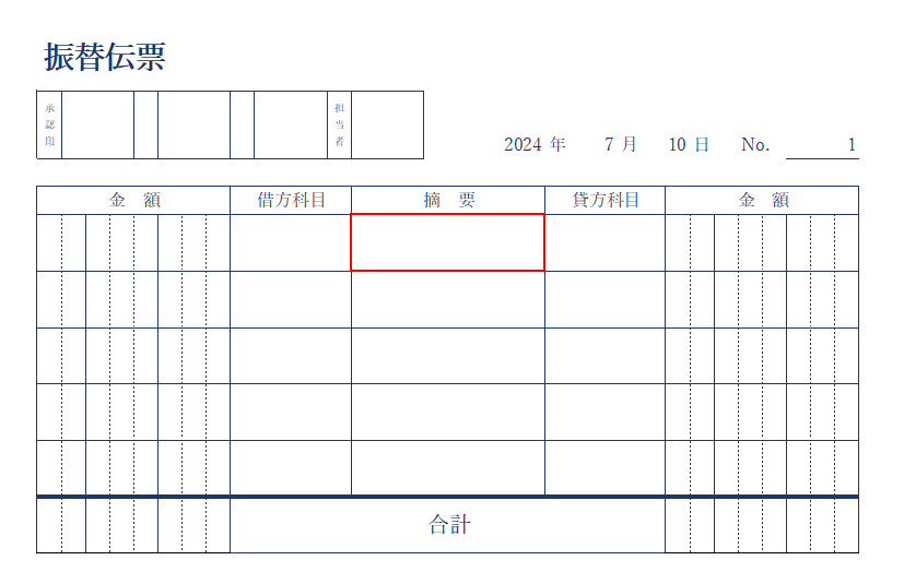 摘要を入力する