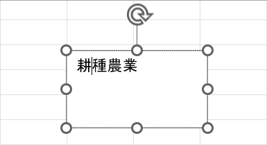 改行する位置にキャレットを配置する