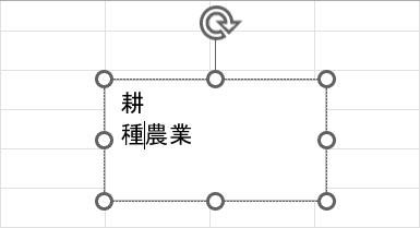 改行する位置にキャレットを配置する