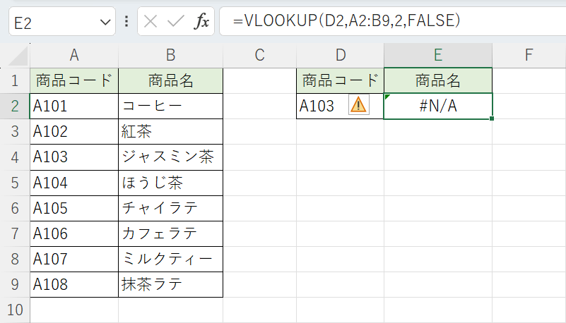 関数は合っているのにエラーになる