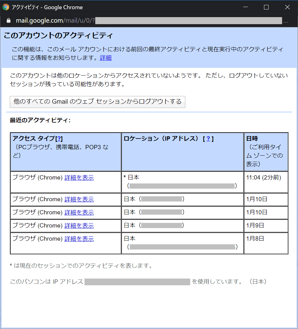 アクティビティ
