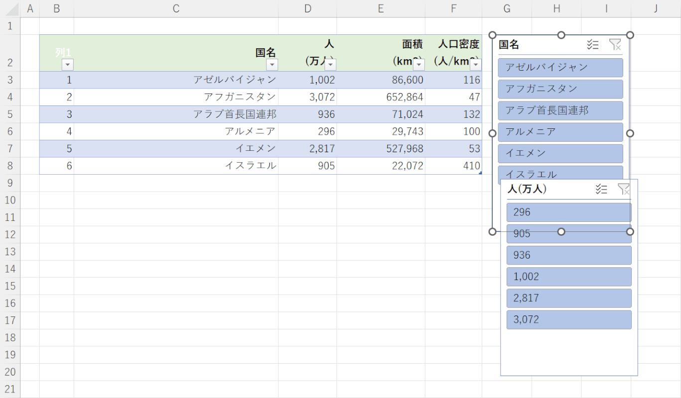 スライサーを移動できた