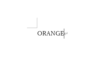 すべて大文字