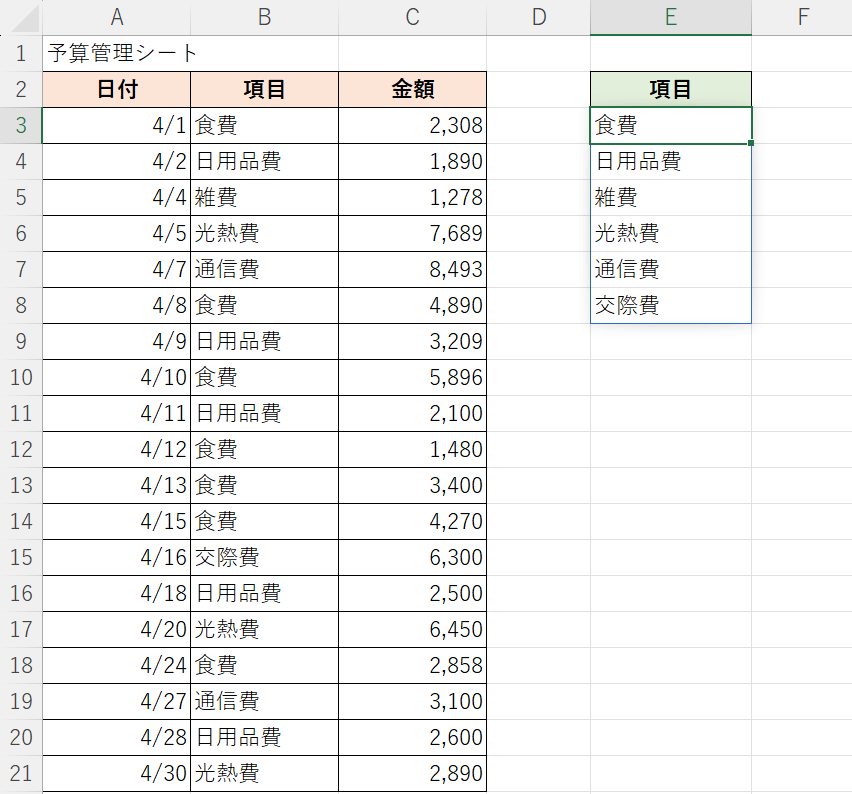 関数を適用することができた