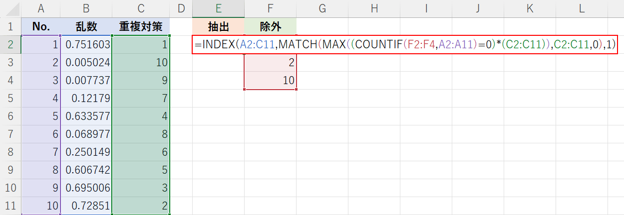 関数を入力する